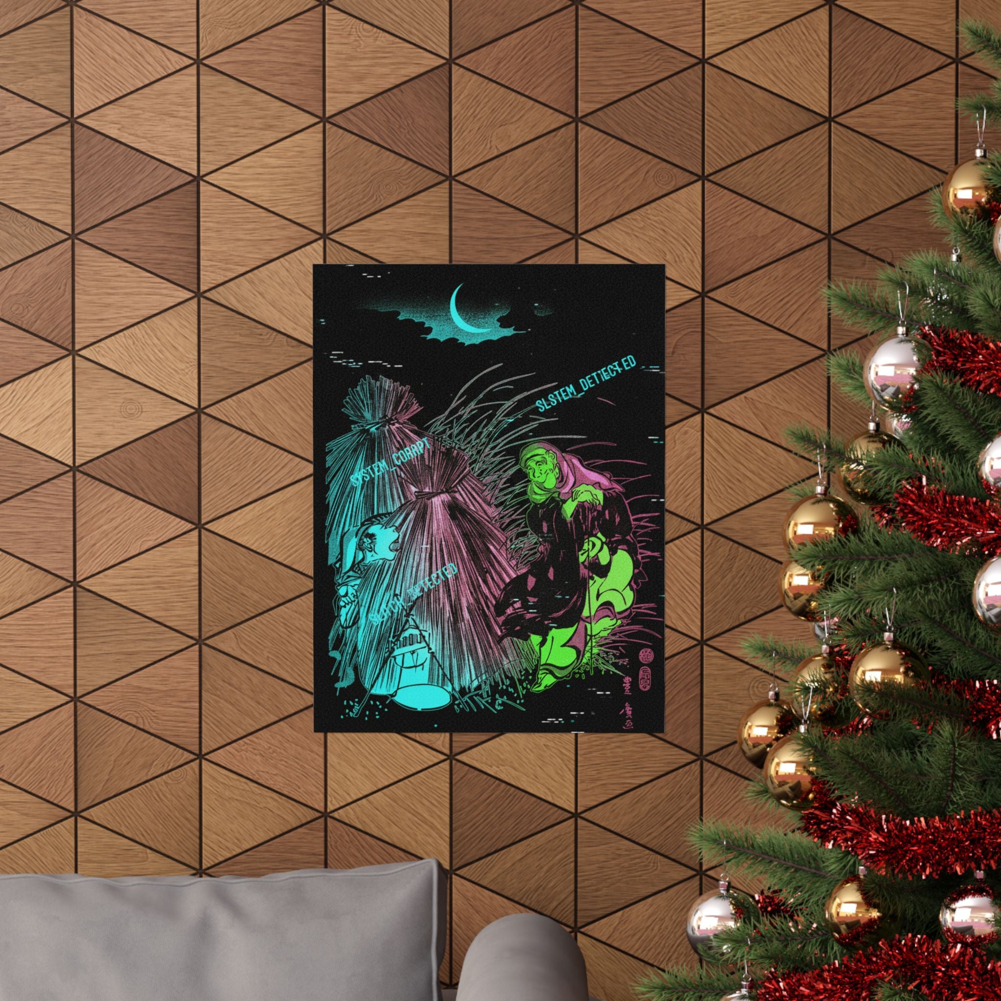 Glitch Culture — Trapping The Fox — Matte Poster