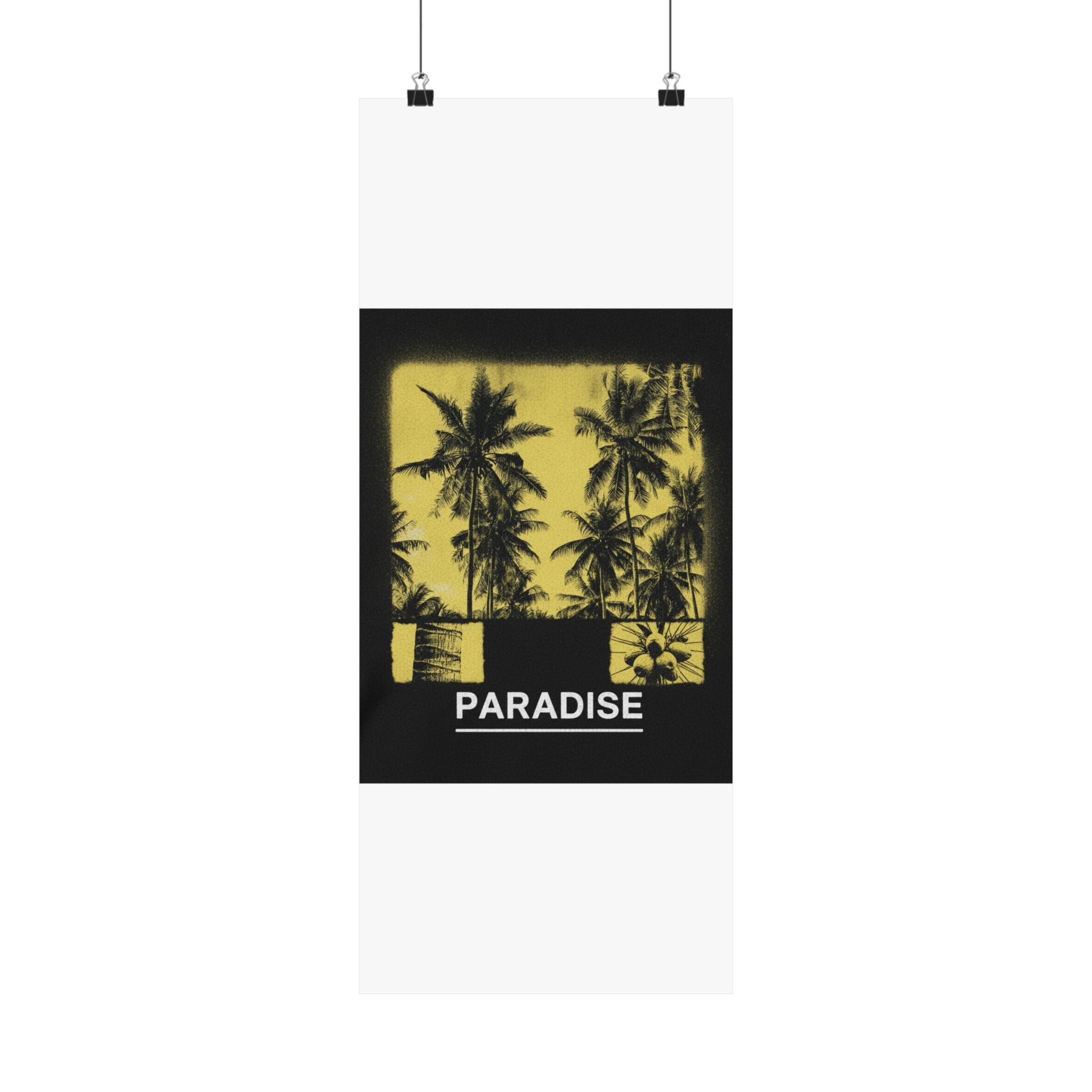 Streetwear Collage — Palms — Matte Poster