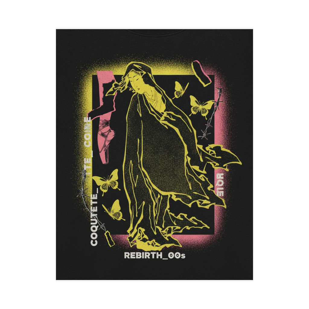 Streetwear Collage — Onna No Daruma — Matte Poster