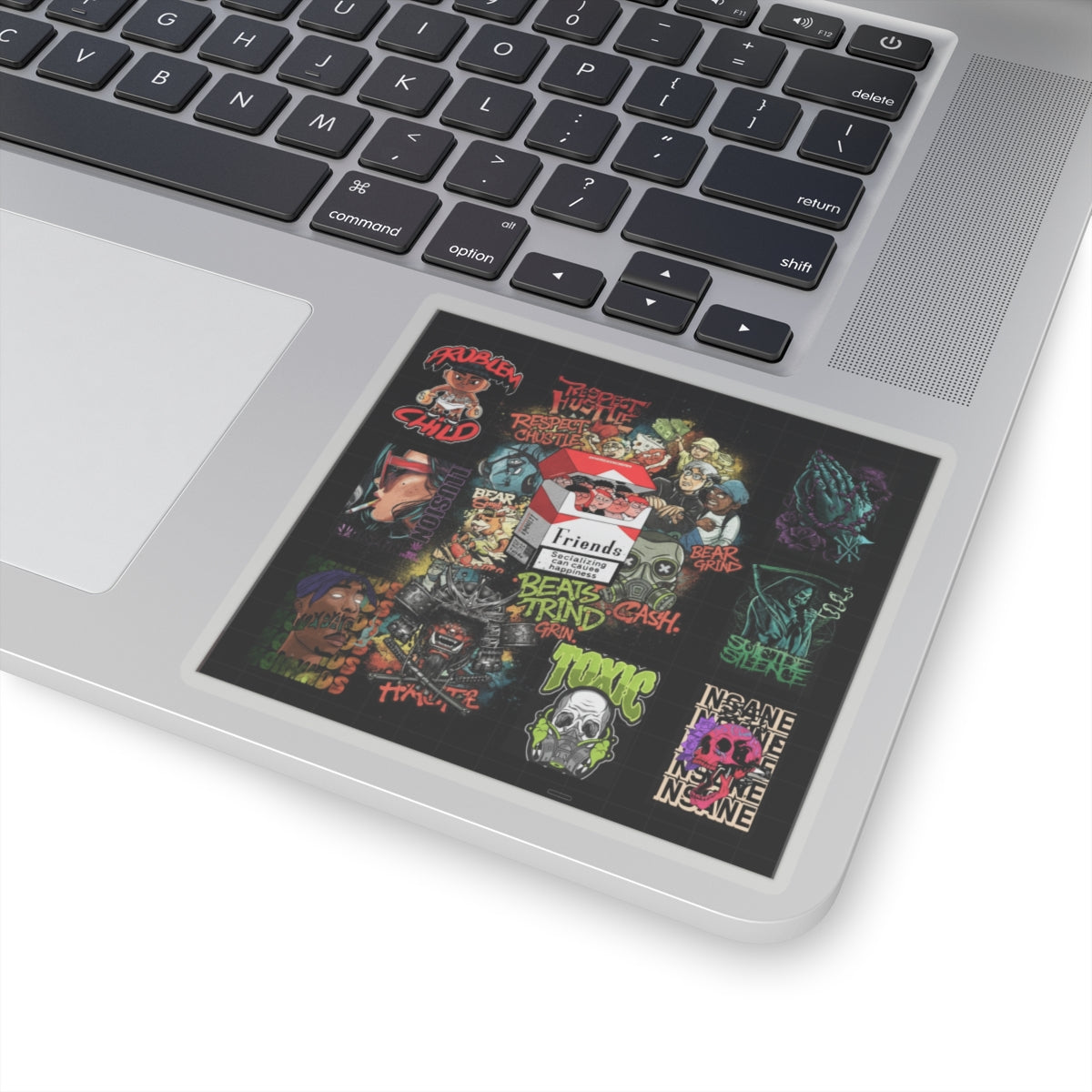 Dramatic Storm — Person — Kiss-Cut Sticker