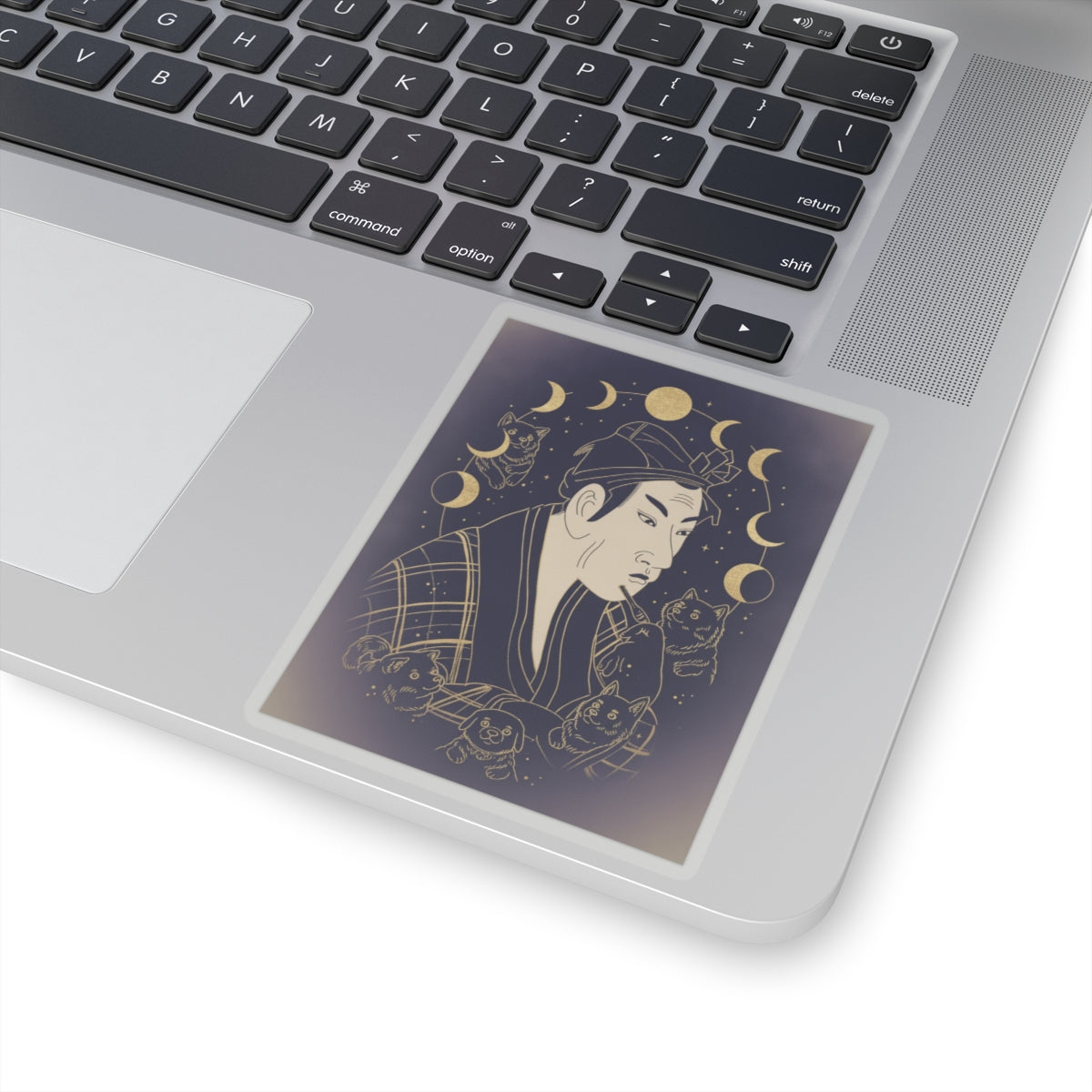 Celestial — The Actor Matsumoto Koshiro As Banzuin Chobei — Kiss-Cut Sticker