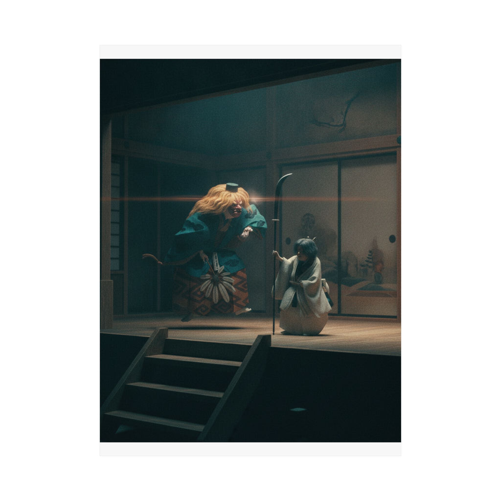Cinematic — Scene From Noh Dance — Matte Poster