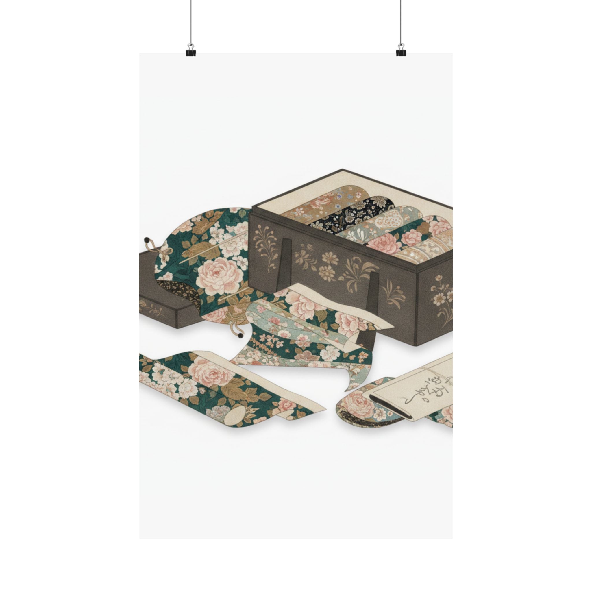 Ecommerce Main — Box With Draperies — Matte Poster
