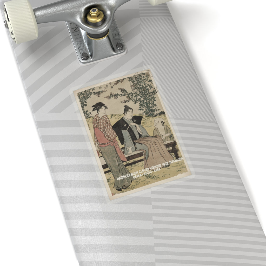 Vintage Bootleg — Viewing The Bush Clover At Hagidera — Kiss-Cut Sticker