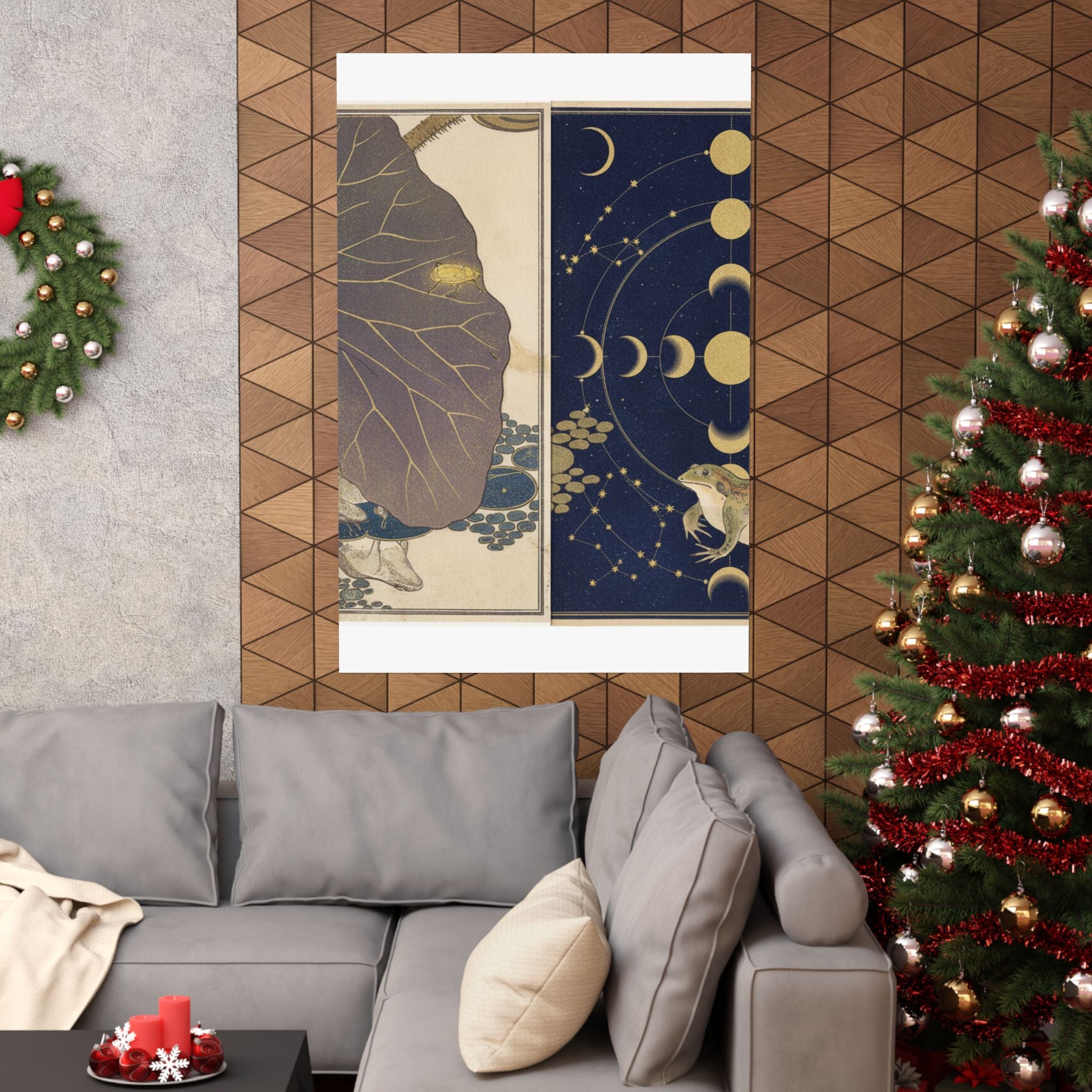 Celestial — Frog (Kaeru); Gold Beetle (Kogane Mushi), From The Picture Book Of Crawling Crea — Matte Poster