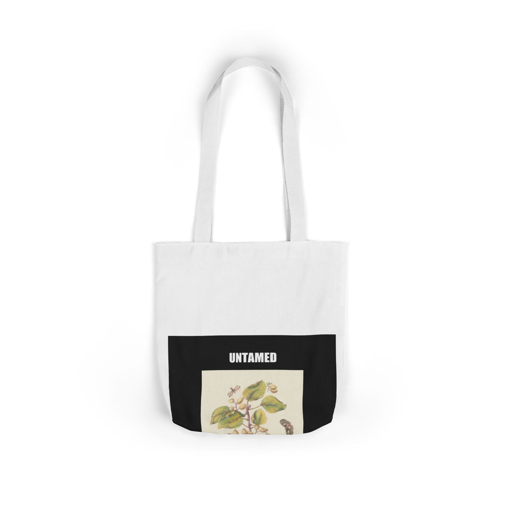 UNTAMED Vintage Botanical Blossom Canvas Tote Bag