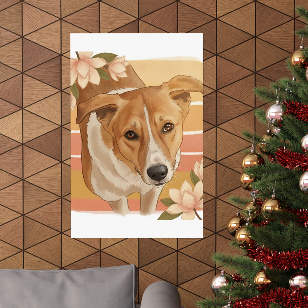 Southern Sunset — Dog — Matte Poster