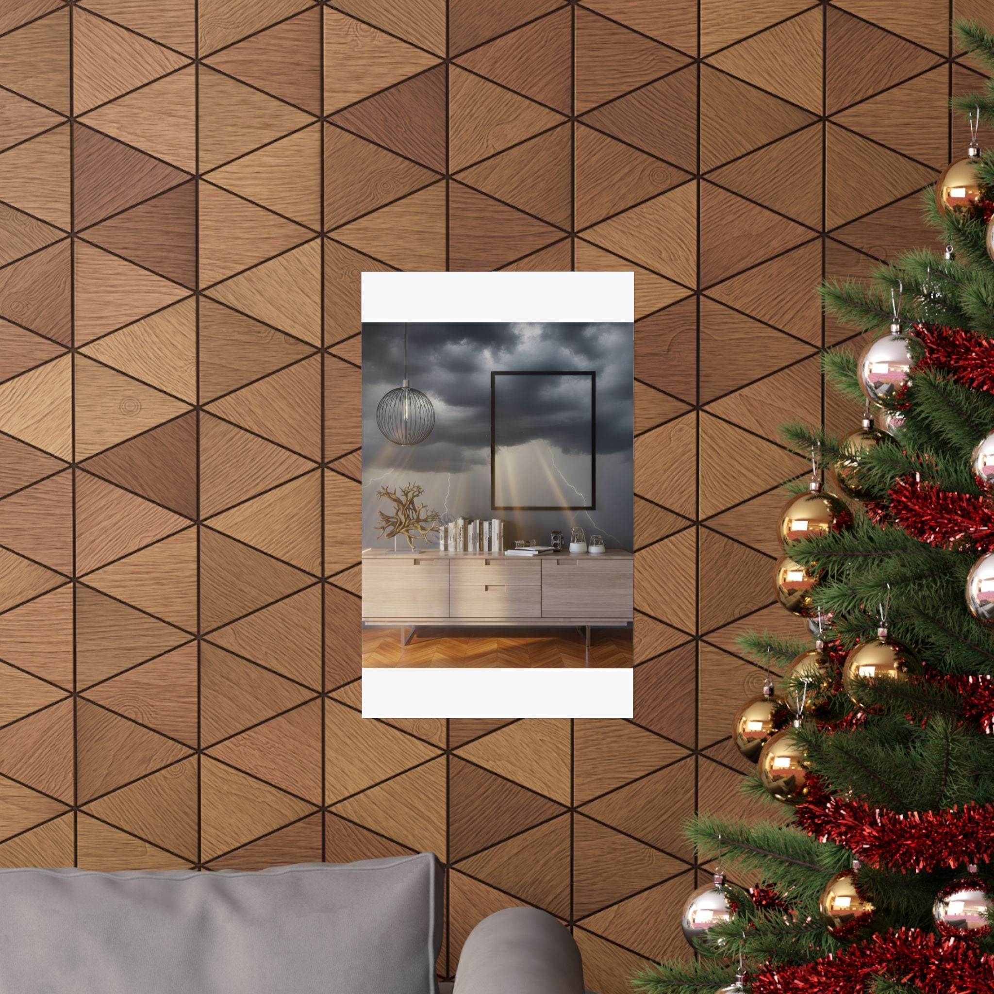 Dramatic Storm — Interior — Matte Poster