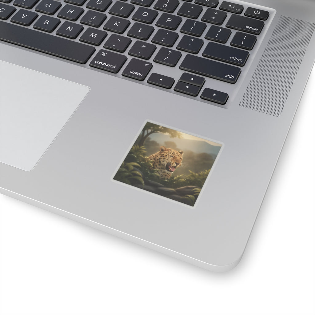 Scenic Nature — Leopard — Kiss-Cut Sticker