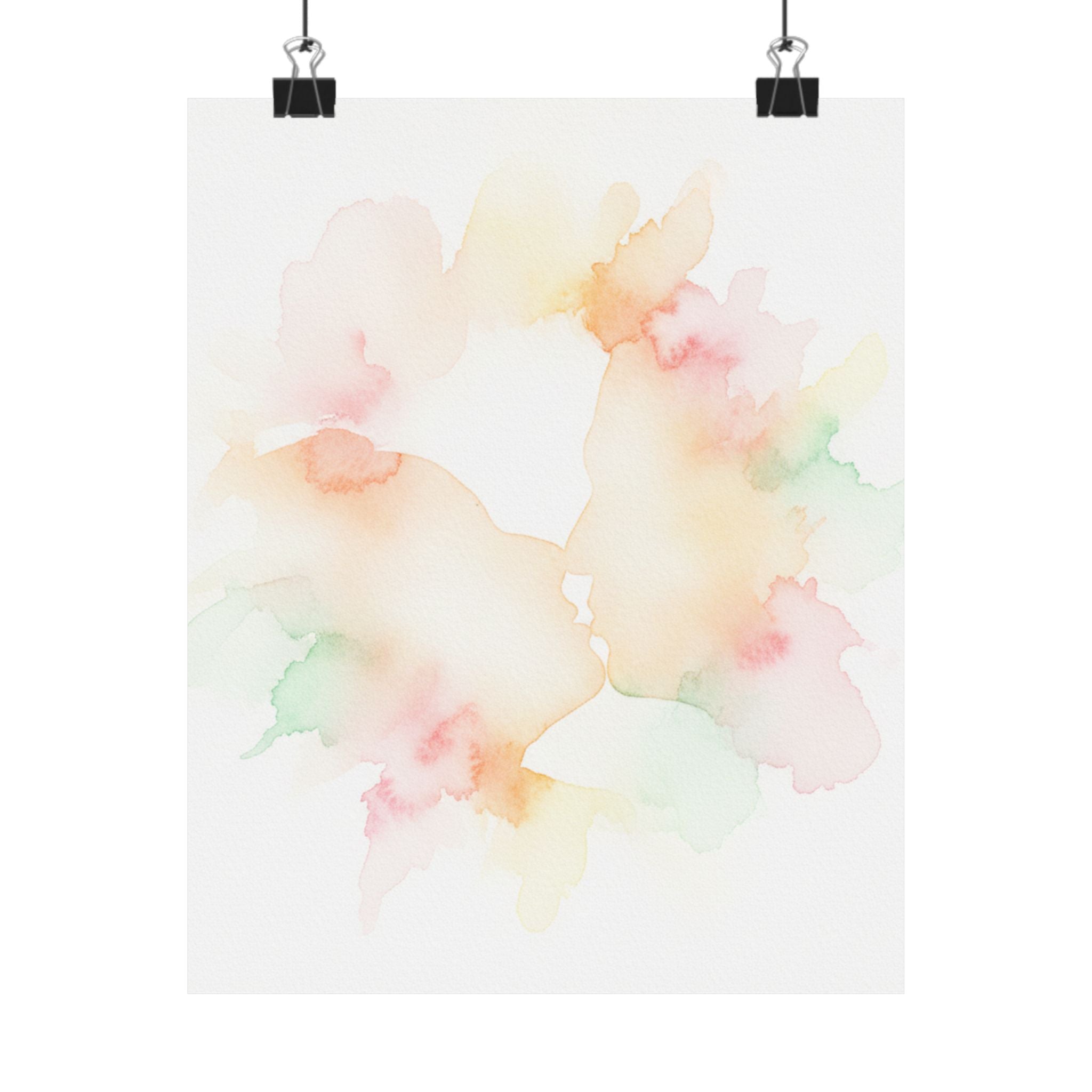Watercolor — Abstract — Matte Poster