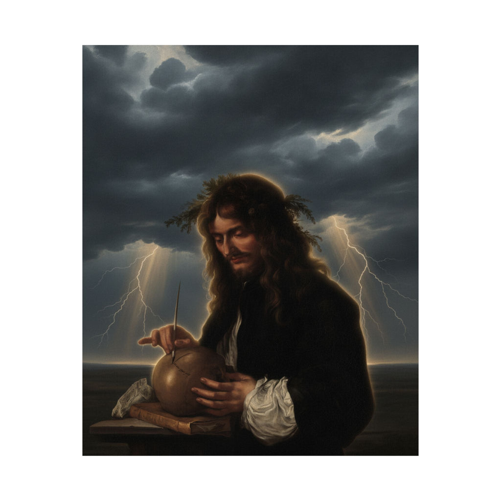 Dramatic Storm — Person — Matte Poster