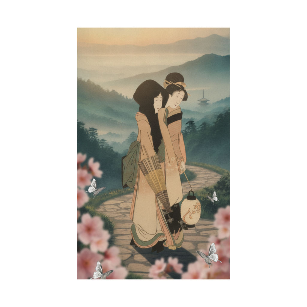 Scenic Nature — “Geisha” From The Series Three Amusements Of Contemporary Beauties (Tōsei Bijin  — Matte Poster
