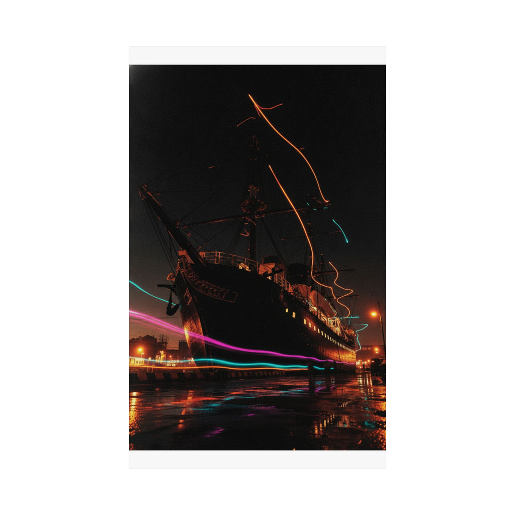 Fast Furious — Yokohama Trade: Picture Of Westerners Shipping Cargo — Matte Poster