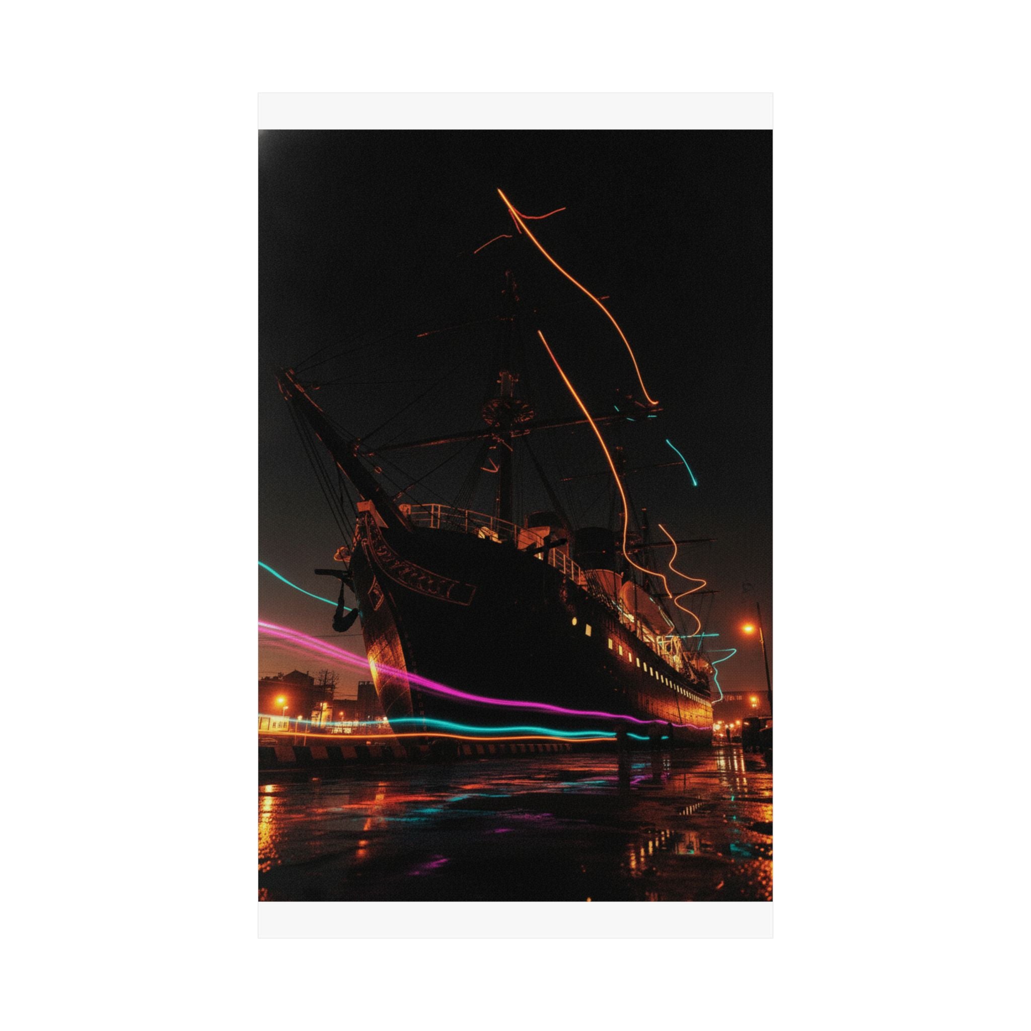 Fast Furious — Yokohama Trade: Picture Of Westerners Shipping Cargo — Matte Poster