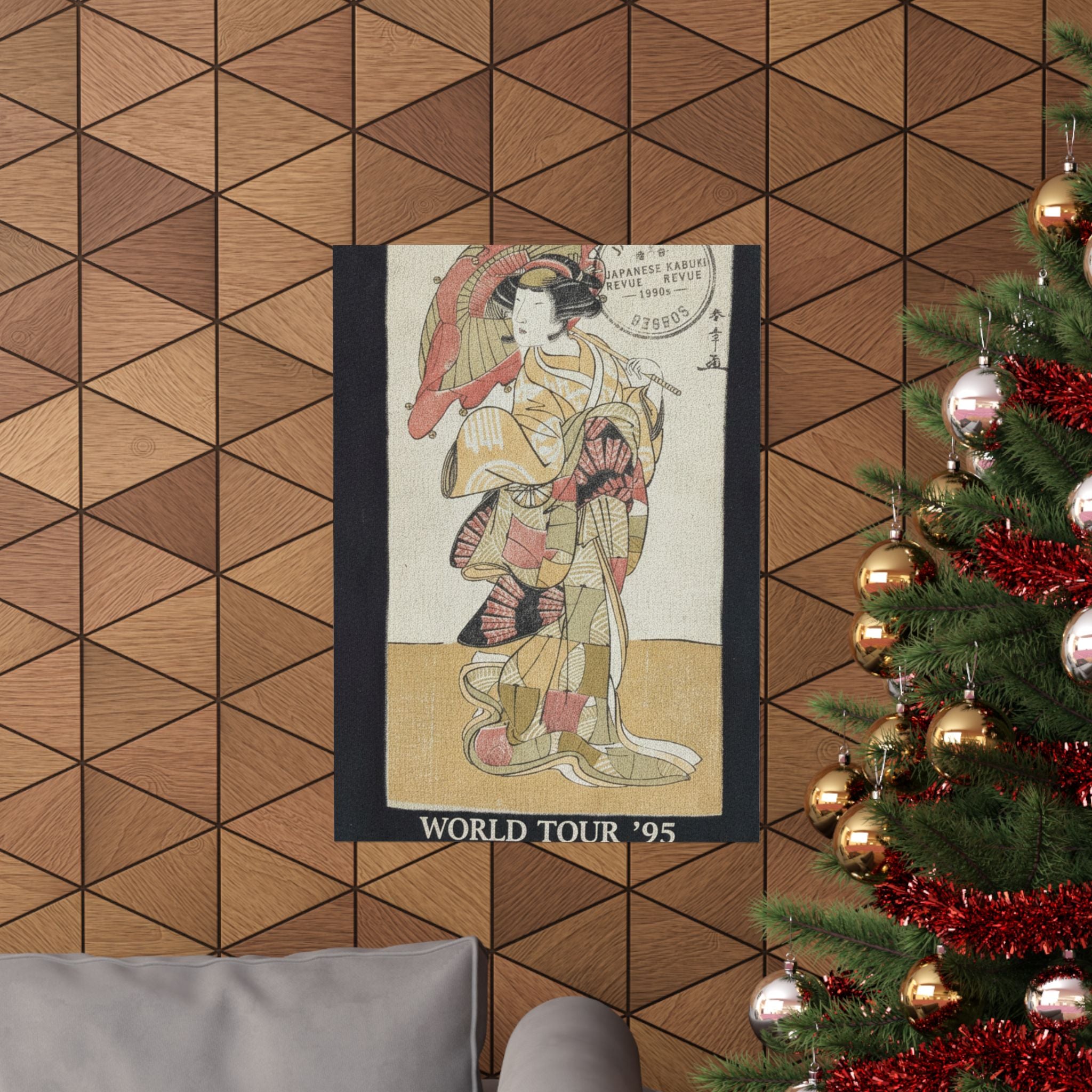 Vintage Bootleg — The First Nakamura Tomijuro As A Woman Dancer — Matte Poster