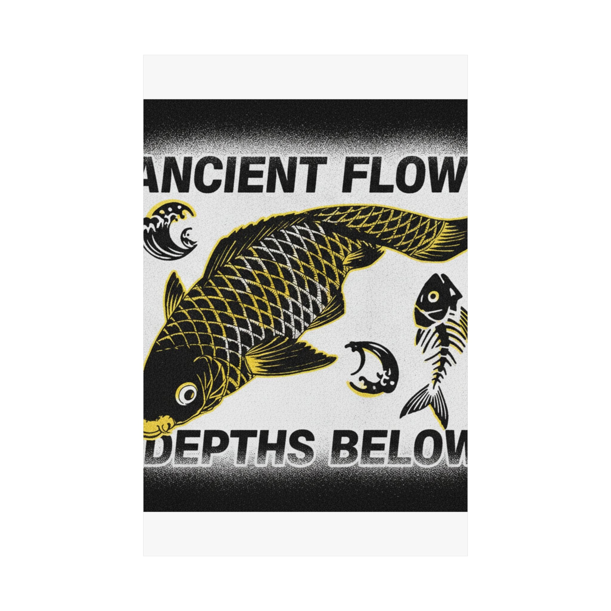 Streetwear Collage — Koi — Matte Poster