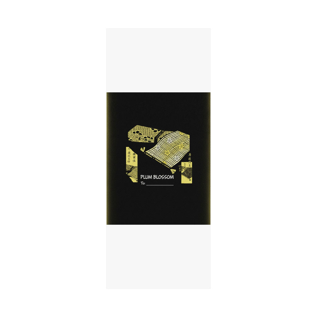 Streetwear Collage — Pattern Of Plum Blossom — Matte Poster