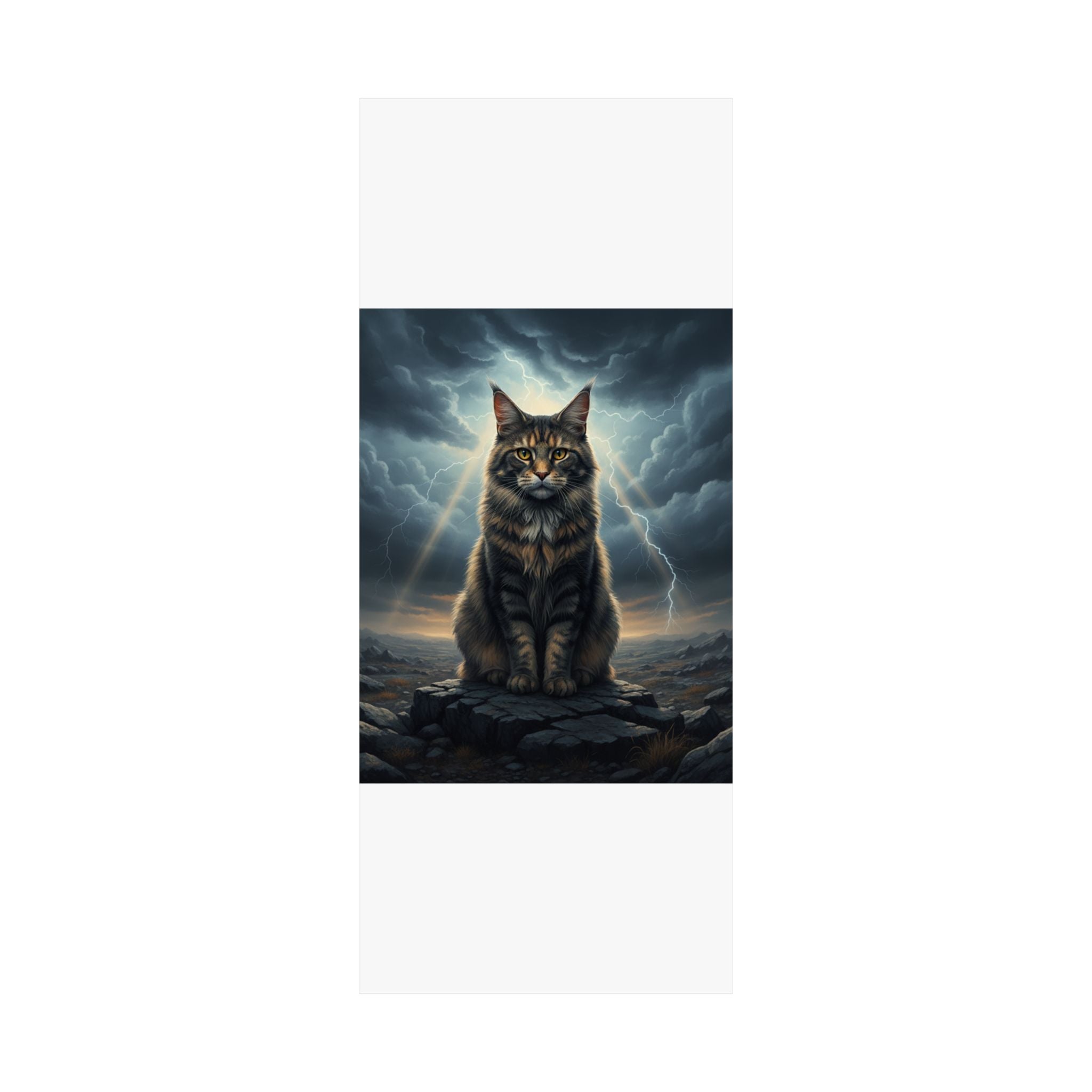 Dramatic Storm — Cat — Matte Poster