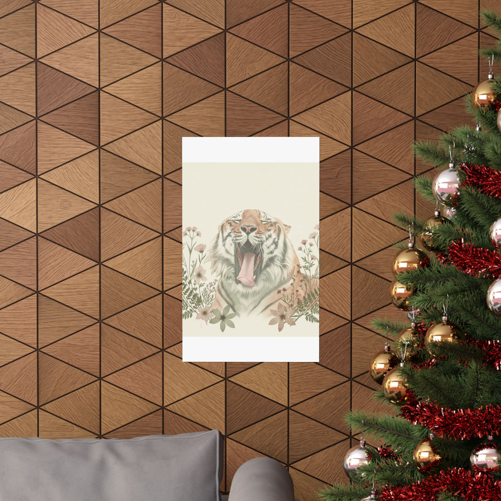 Botanical — Tiger — Matte Poster
