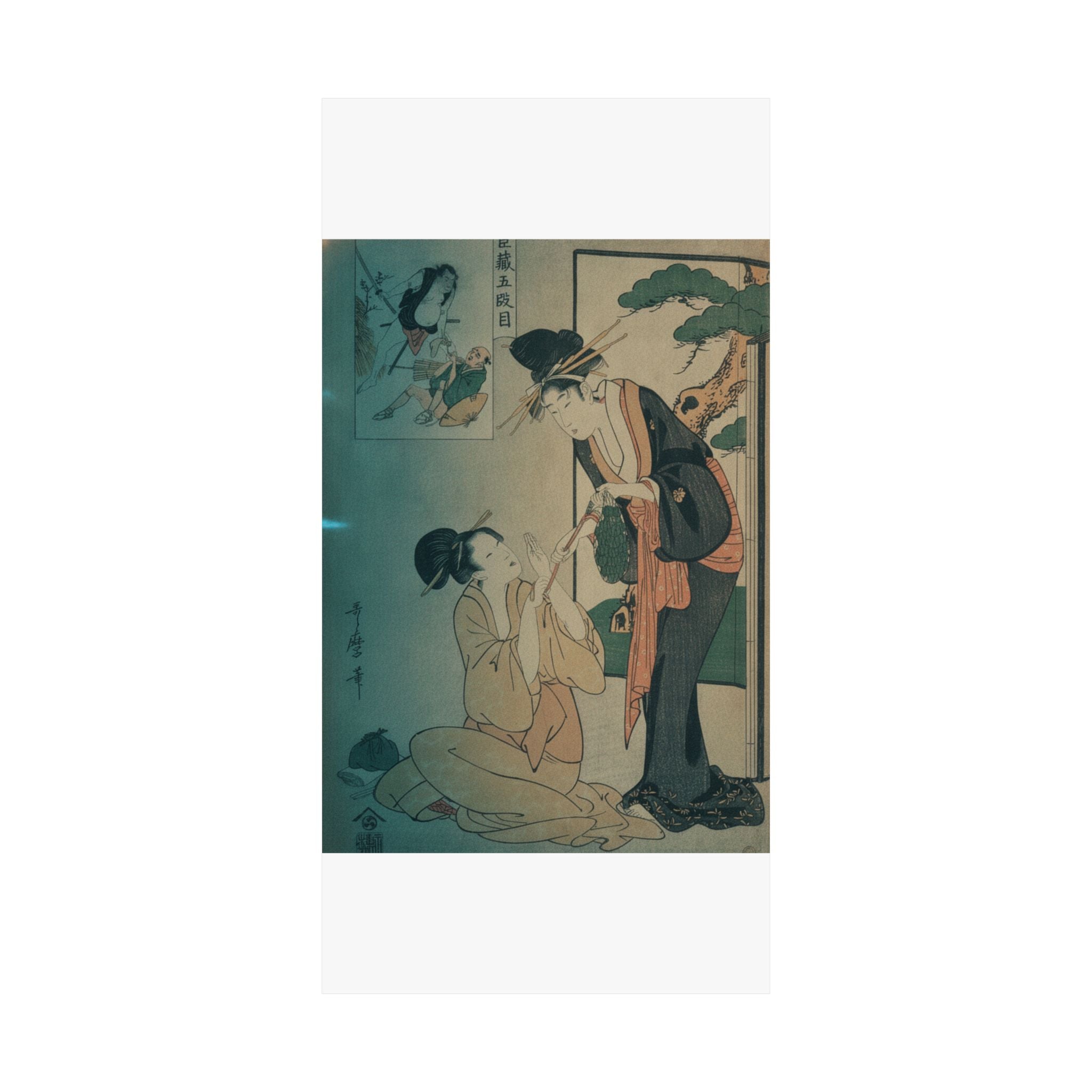 Cinematic — A Woman Snatching A Bag Of Sweetmeats From Her Mother — Matte Poster