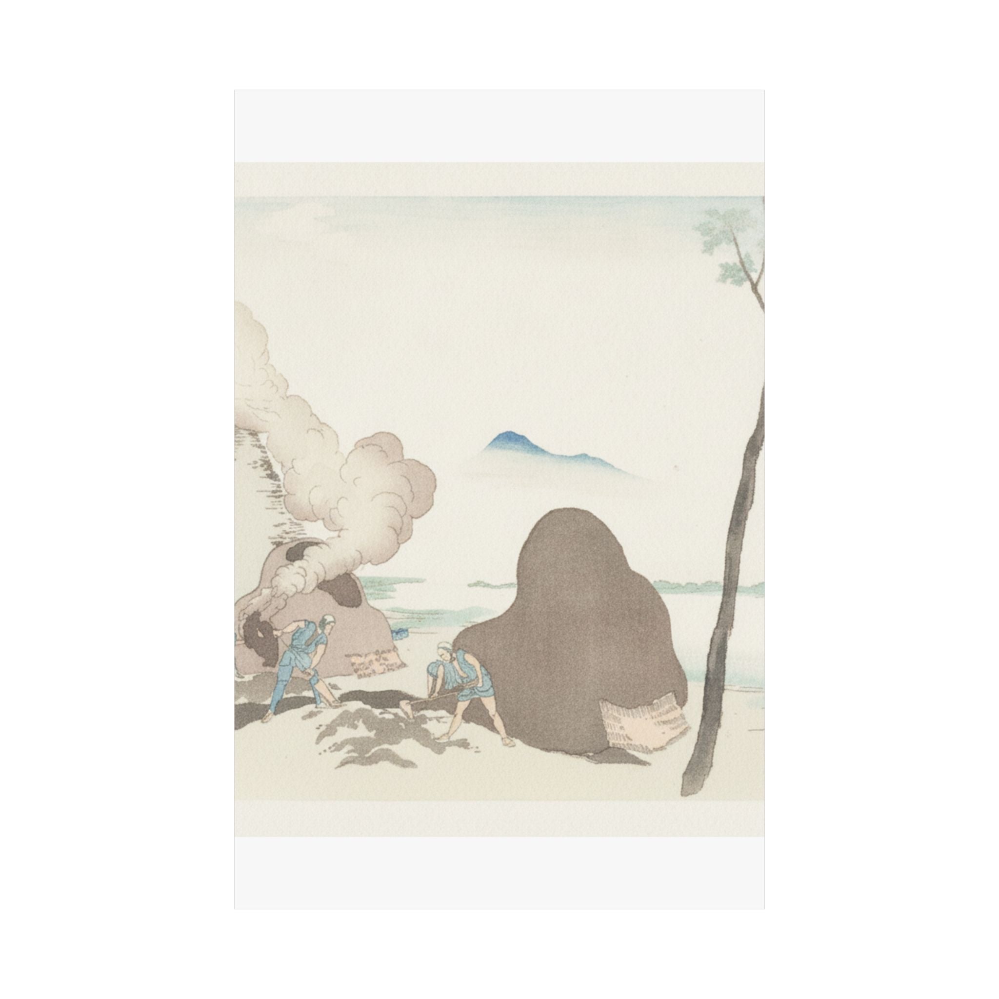 Watercolor — Asakusa Imado — Matte Poster