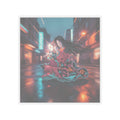 Fast Furious — Woman Playing The Tsuzumi — Kiss-Cut Sticker