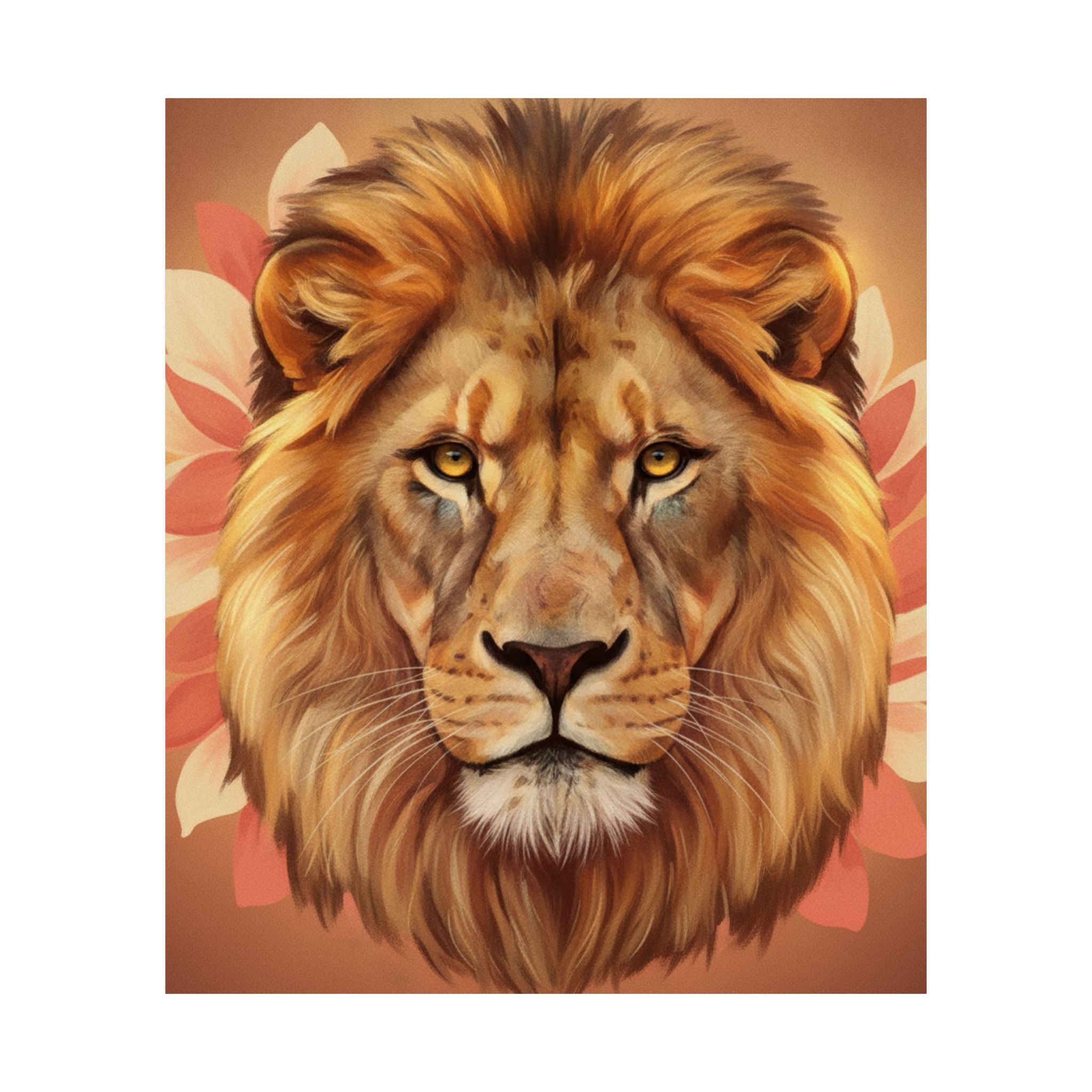 Southern Sunset — Lion — Matte Poster