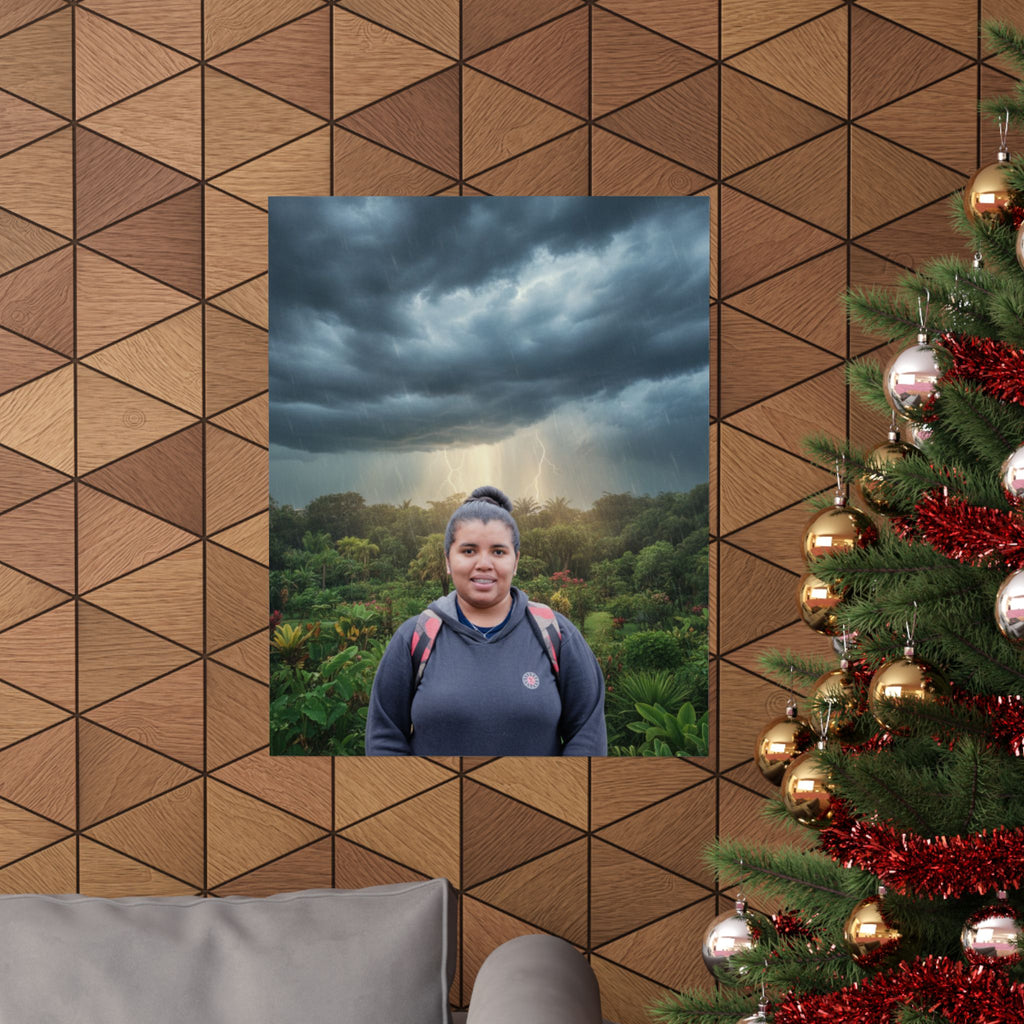 Dramatic Storm — Person — Matte Poster — Poster 2