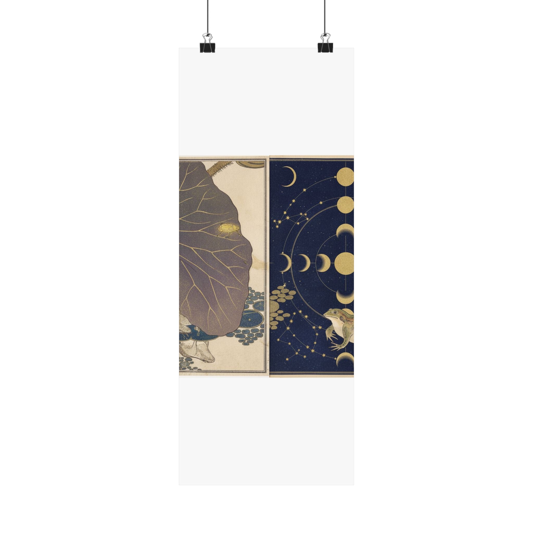 Celestial — Frog (Kaeru); Gold Beetle (Kogane Mushi), From The Picture Book Of Crawling Crea — Matte Poster