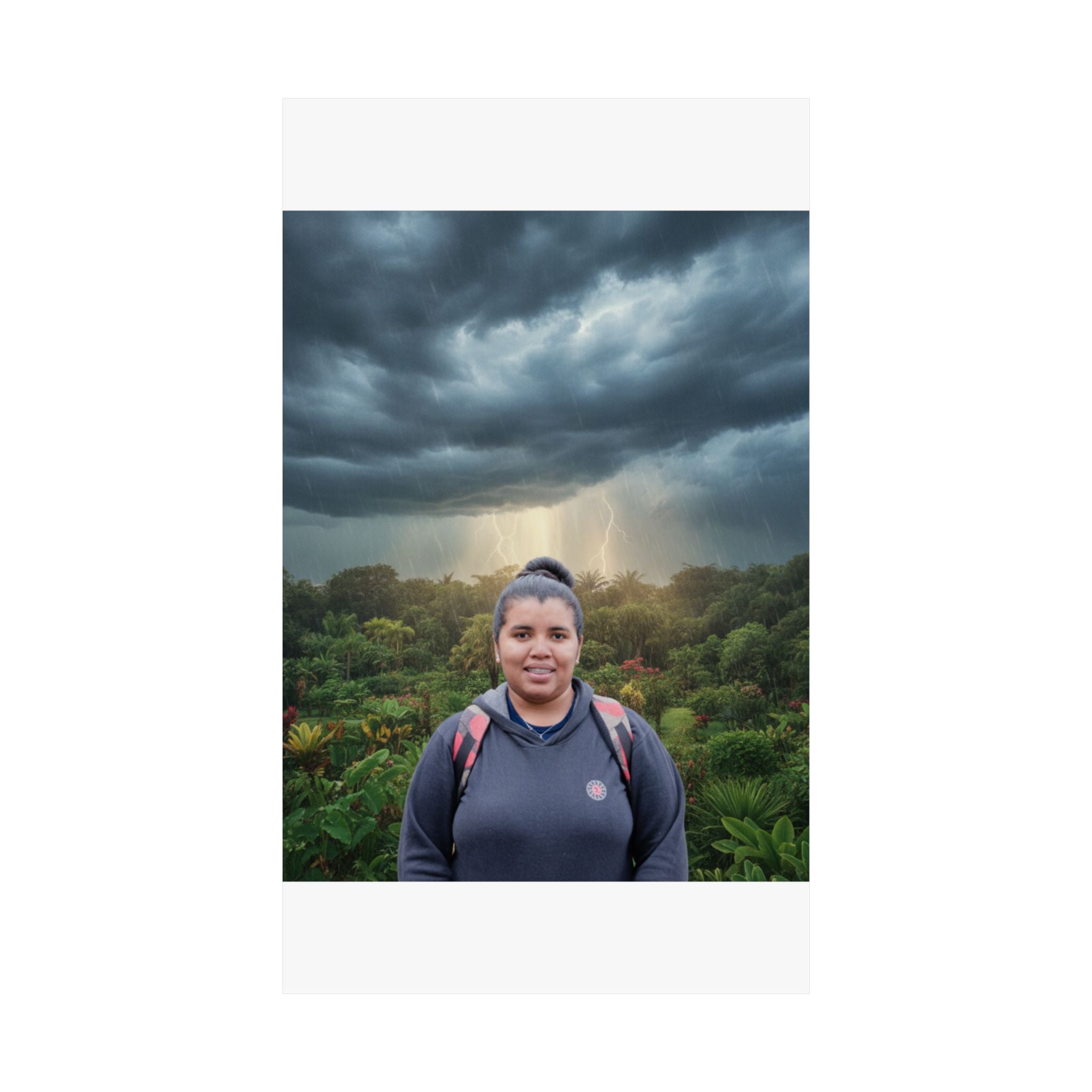 Dramatic Storm — Person — Matte Poster — Poster 2