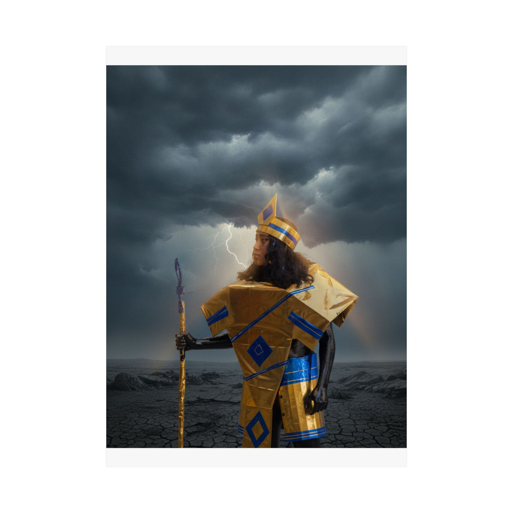 Dramatic Storm — Person — Matte Poster