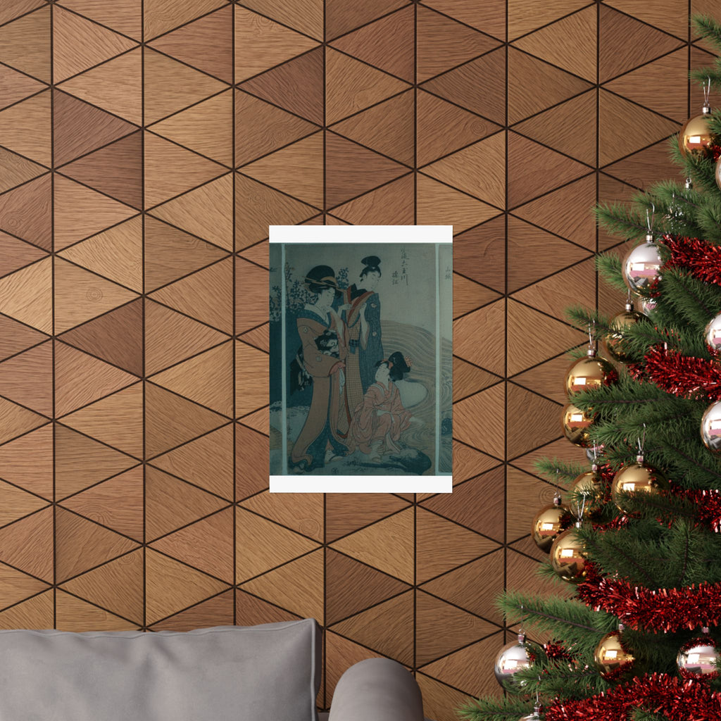 Cinematic — Women And Children On The Banks Of A Stream — Matte Poster