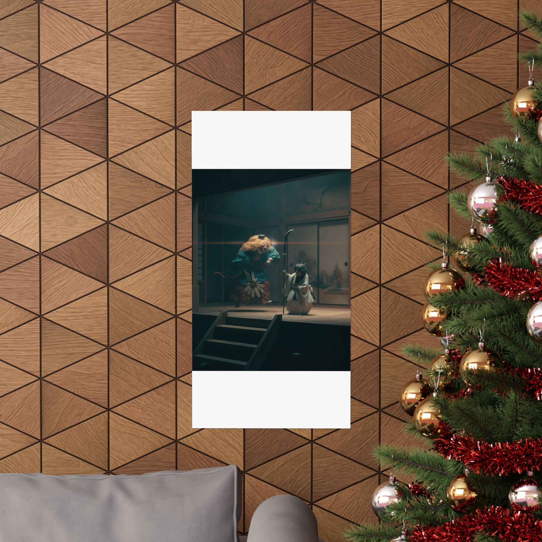 Cinematic — Scene From Noh Dance — Matte Poster