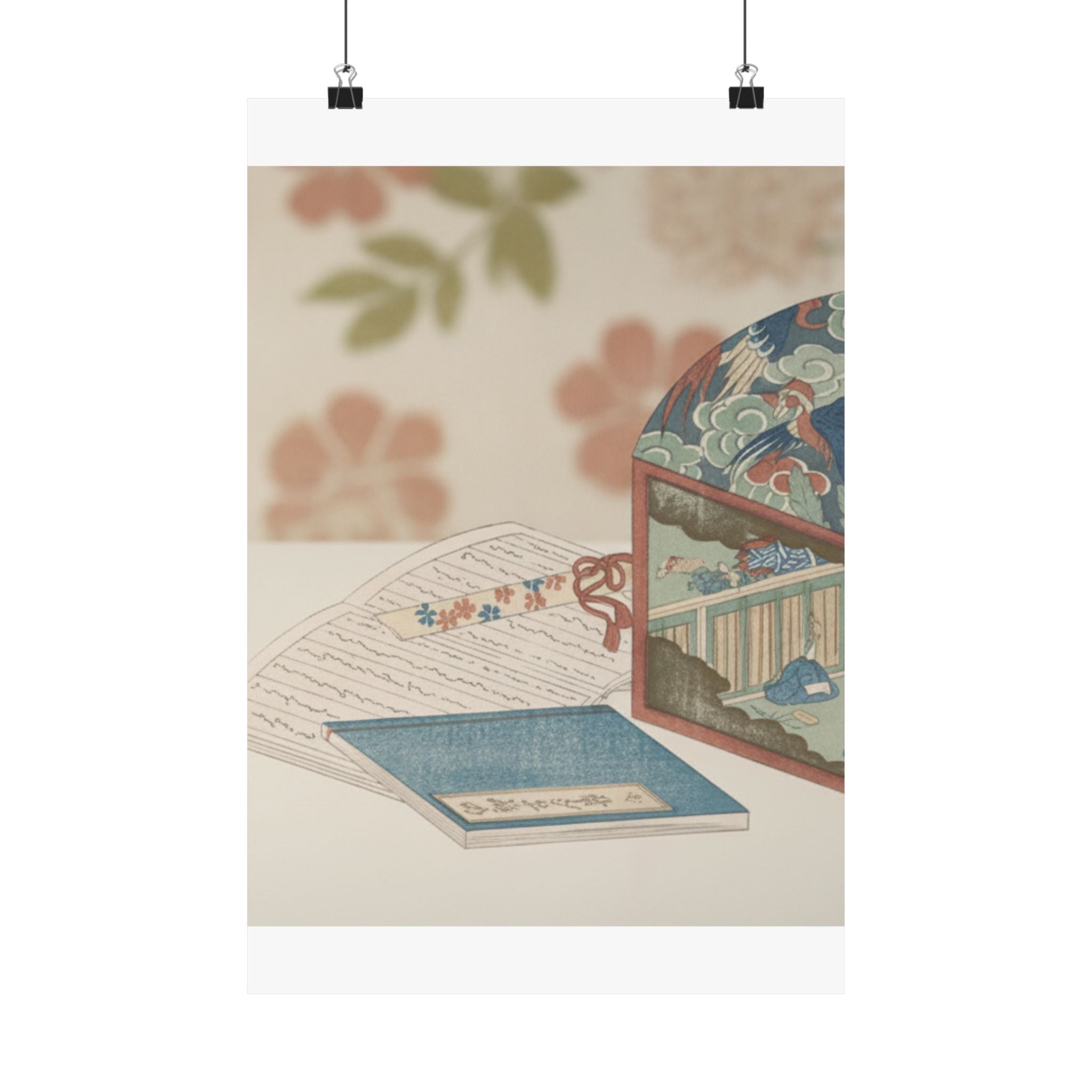 Product Marketing — Box And Books — Matte Poster