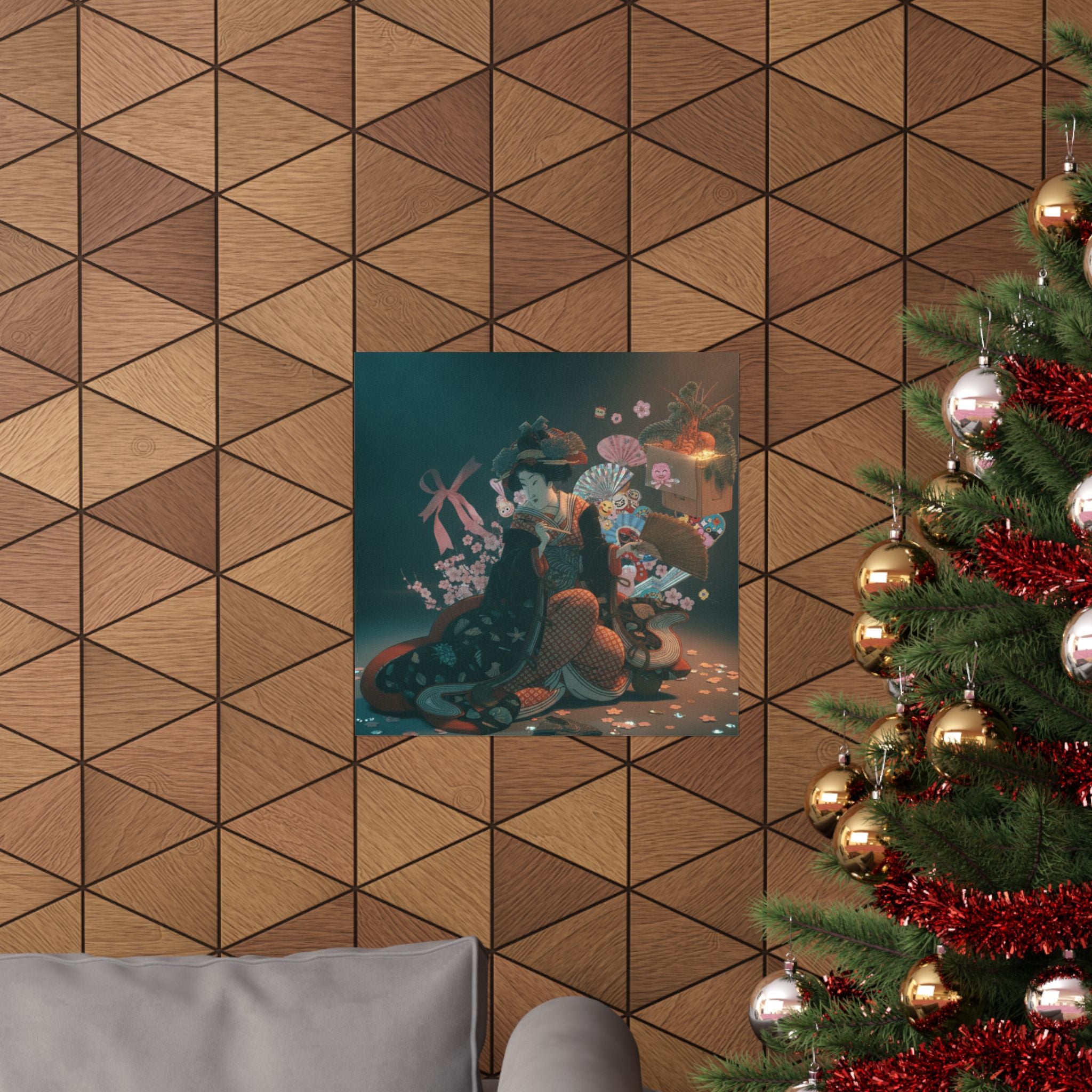 Cinematic — Courtesan And New Year Decoration — Matte Poster