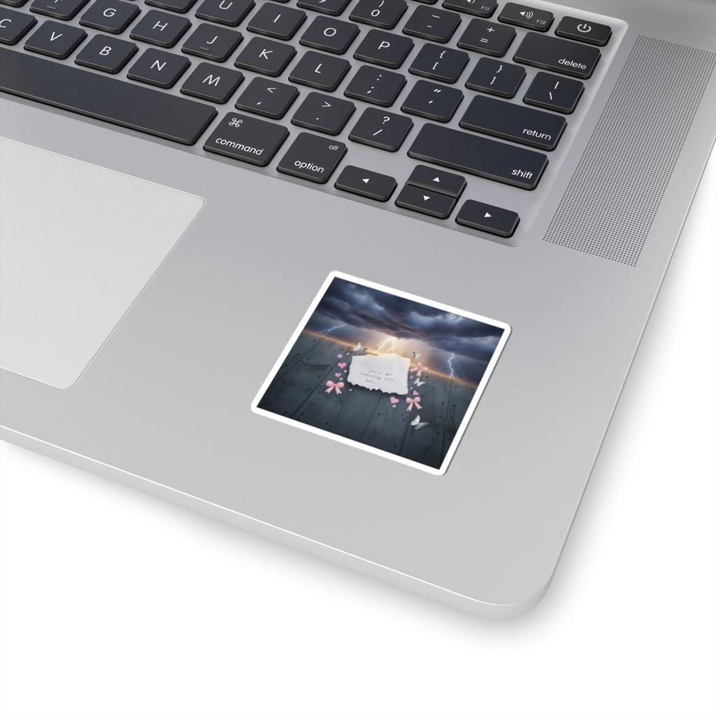 Dramatic Storm — Note — Kiss-Cut Sticker