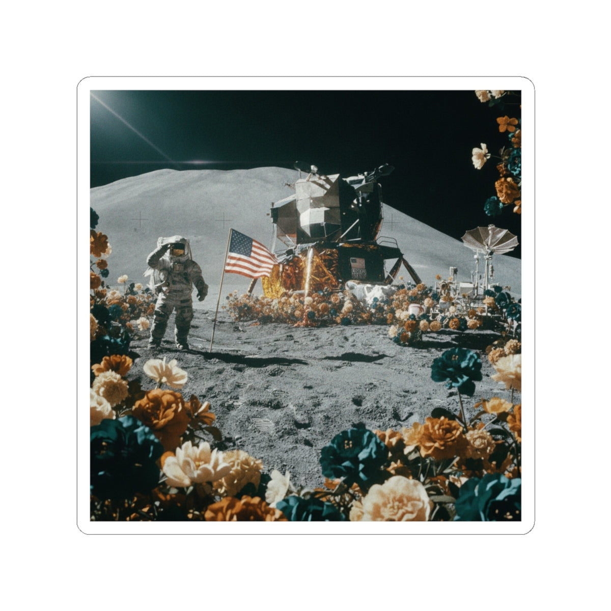 Cinematic kiss-cut sticker — product view 2