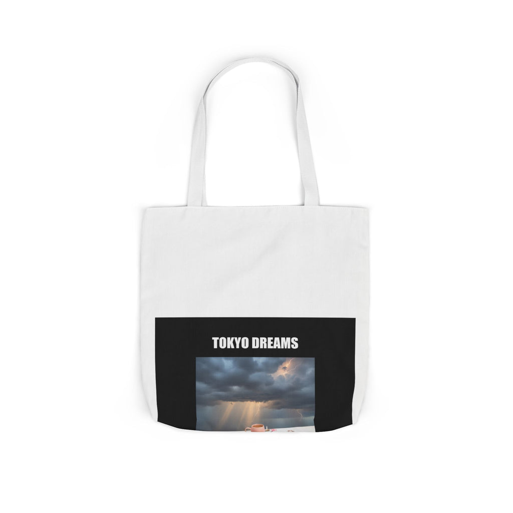 TOKYO DREAMS Storm Sky Photo Canvas Tote Bag