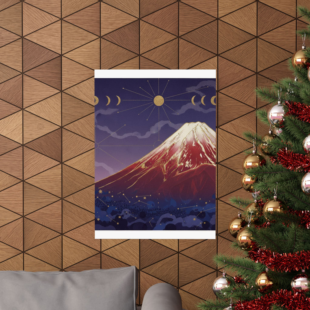 Celestial — South Wind, Clear Sky (Gaifū Kaisei), Also Known As Red Fuji, From The Series Th — Matte Poster