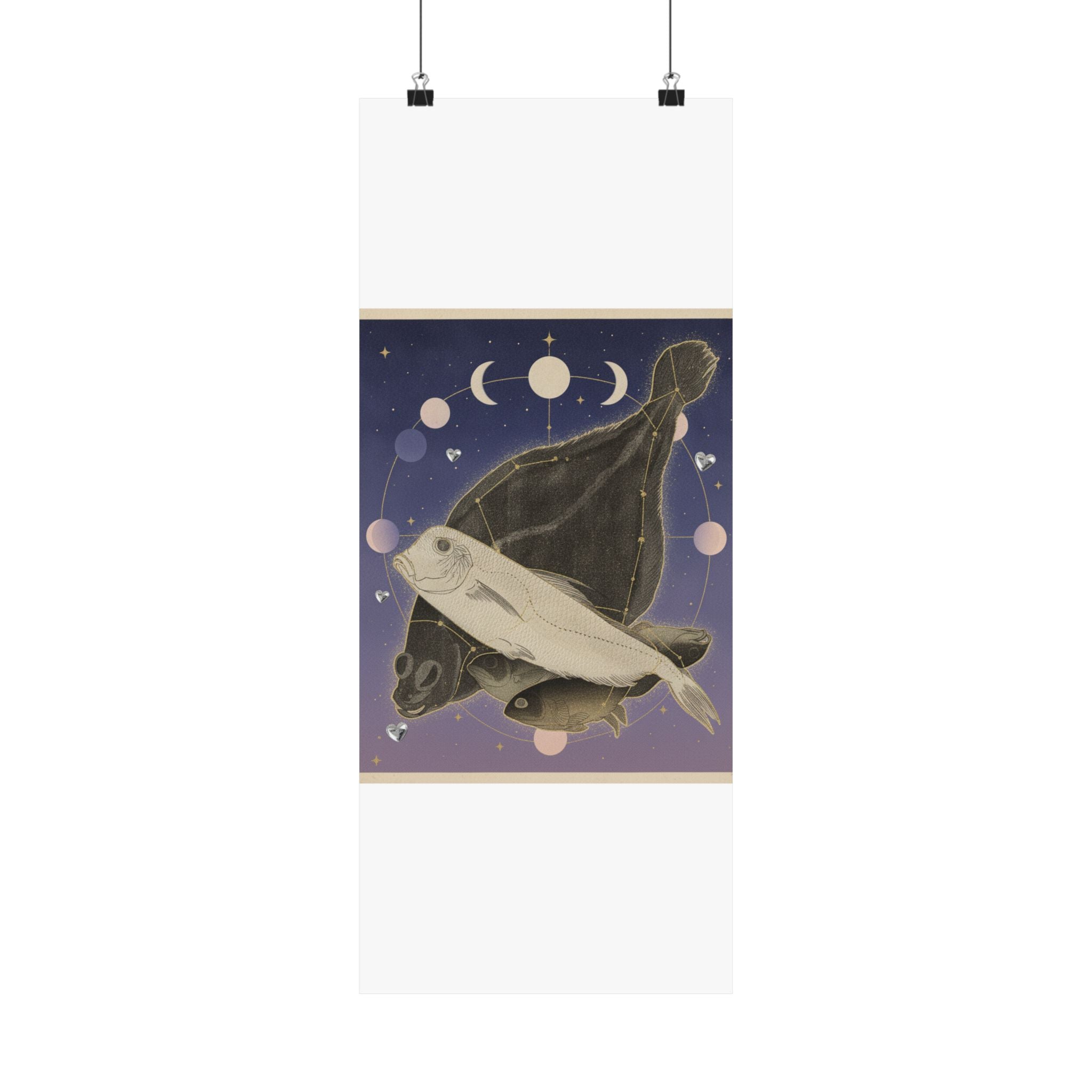 Celestial — Flounder And Other Fishes — Matte Poster