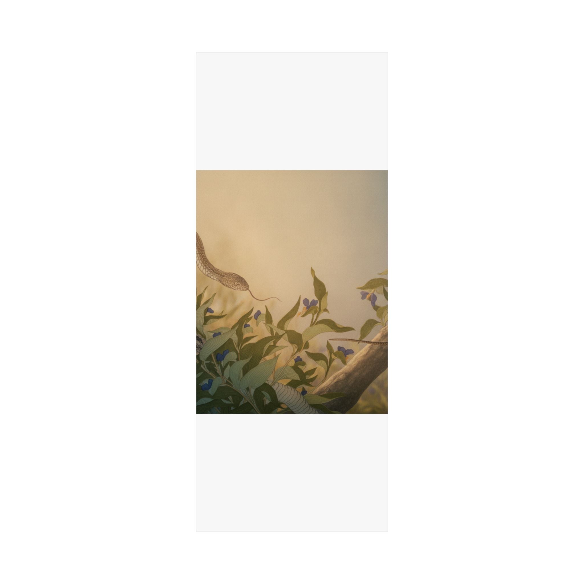 Scenic Nature — Rat Snake (Hebi); Lizard Or Skink (Tokage), From The Picture Book Of Crawling Cr — Matte Poster