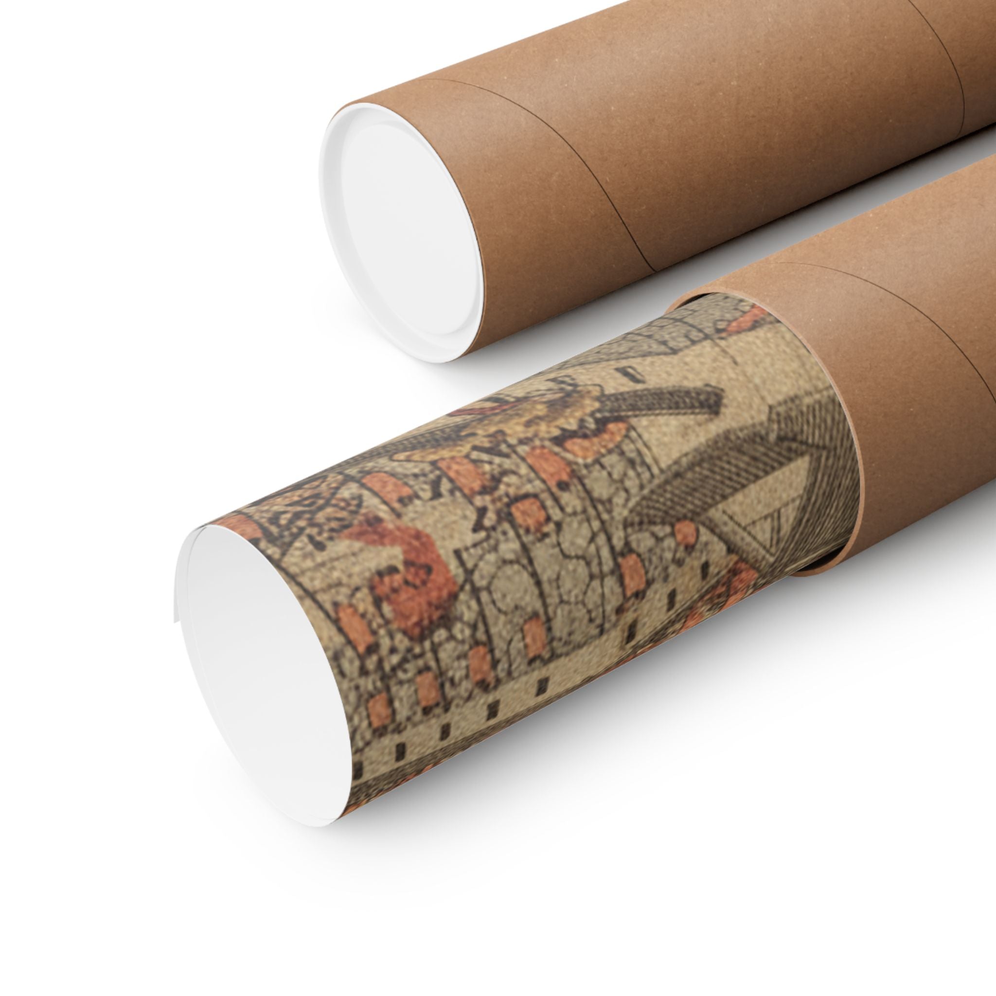 Japanese Street — Battle Of Ichi–No–Tani, March 21, 1184 — Matte Poster