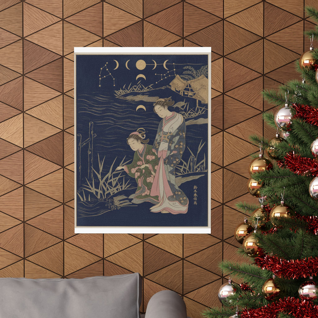 Celestial — Two Young Ladies At The Shore — Matte Poster