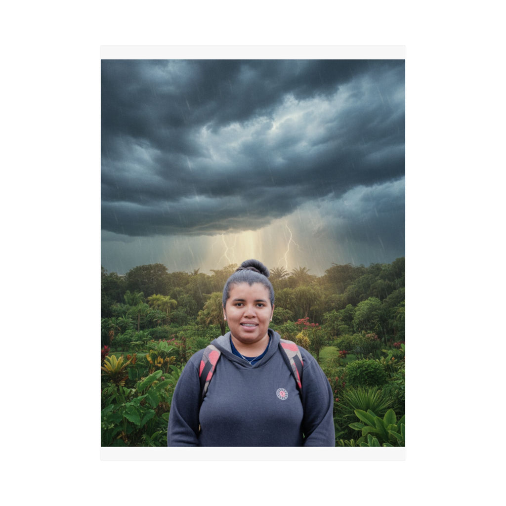 Dramatic Storm — Person — Matte Poster — Poster 2
