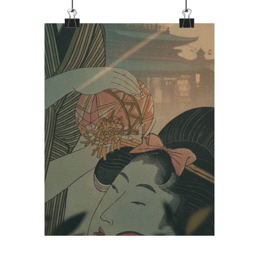 Cinematic — Man And Young Woman With A Ball — Matte Poster
