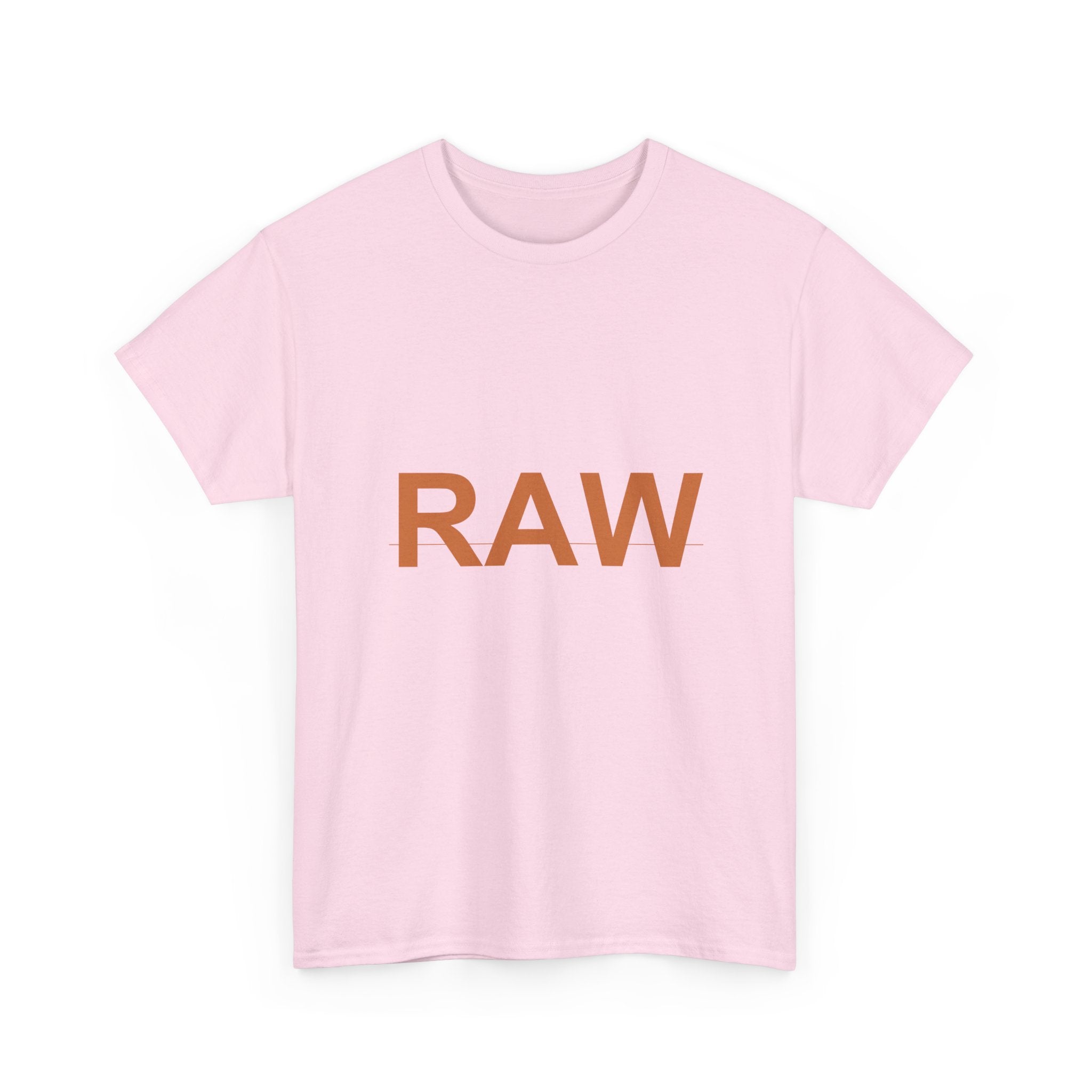 RAW Rust Block Letter Statement Graphic Tee