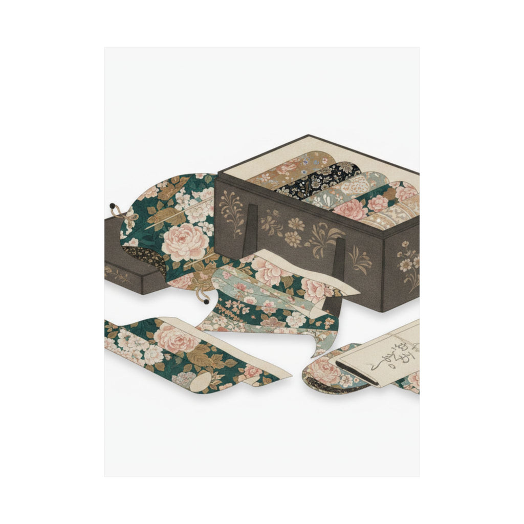 Ecommerce Main — Box With Draperies — Matte Poster
