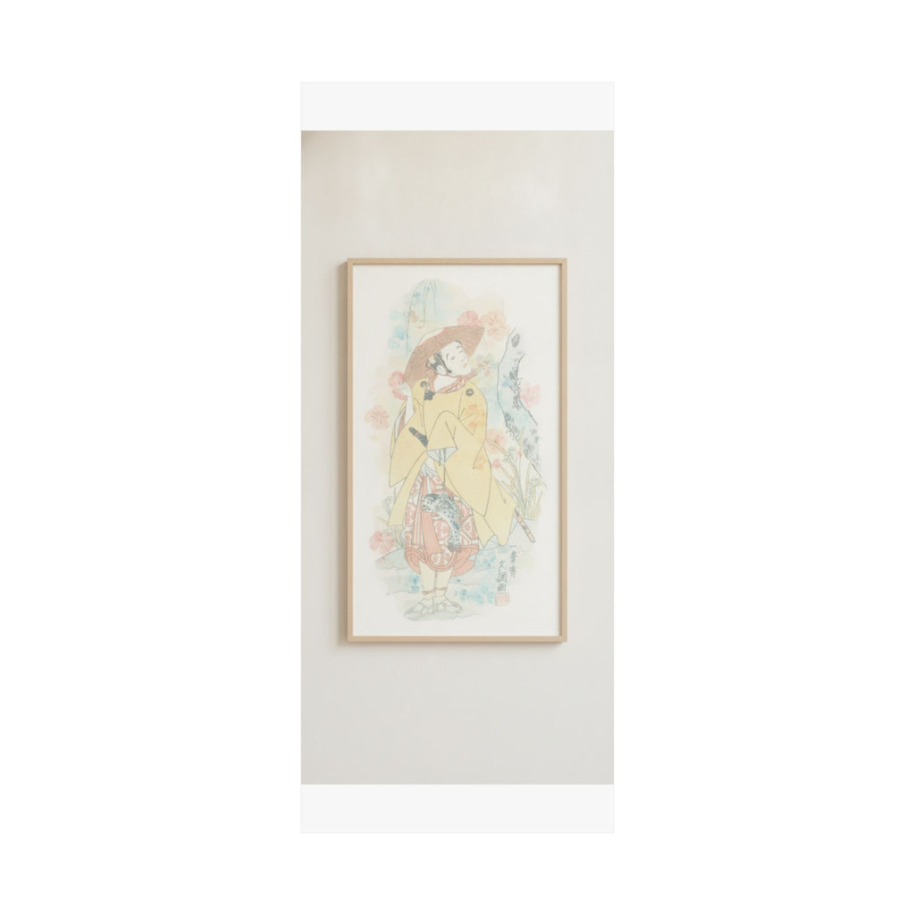Watercolor — Arashi Otohachi I — Matte Poster