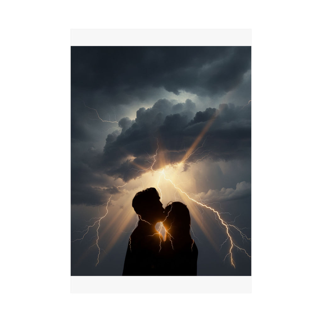 Dramatic Storm — Person — Matte Poster