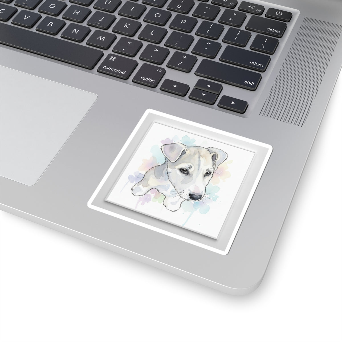 Watercolor — Dog — Kiss-Cut Sticker